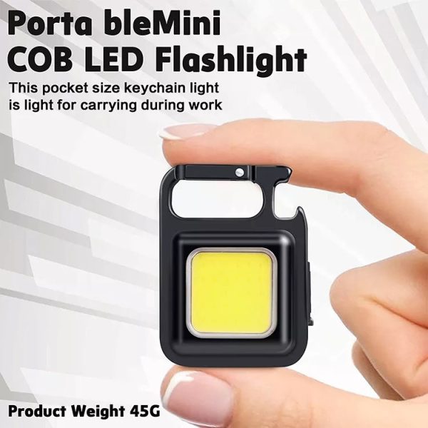 چراغ قوه Cob مگنتی مدل Keychain Light-2