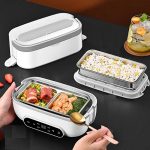 ظرف غذا گرم کننده و بخار پز برقی مدل F01558