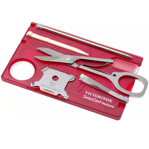 سوییس کارت Victorinox مدل Nail Care Red