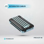 پاوربانک خورشیدی Powerology مدل PP070 ظرفیت 16000mAh 4 کابل