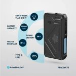 پاوربانک خورشیدی Powerology مدل PP076 ظرفیت 20000mAh مشخصات