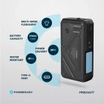 پاوربانک خورشیدی Powerology مدل PP077 ظرفیت 27000mAh مشخصات