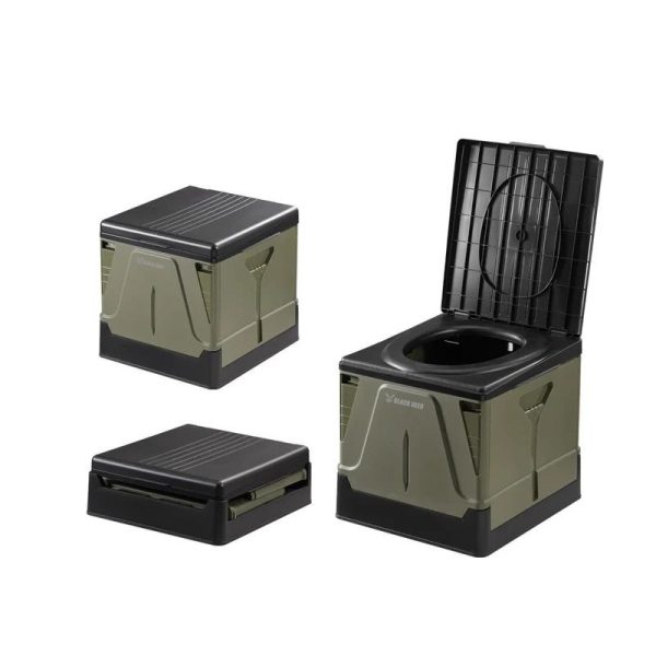 توالت تاشو سفری Black Deer مدل 6204 تاشده