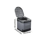 توالت تاشو سفری Black Deer مدل 6205 ابعاد
