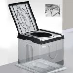 توالت تاشو سفری Black Deer مدل 6206 طوسی