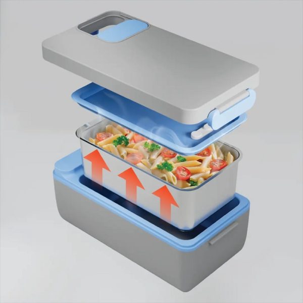 ظرف غذا گرم کننده Powerology مدل PLBF818GYBL