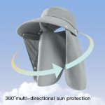 کلاه آفتابی 4 تکه تابستانی مدل XMZ-220 درجه 360