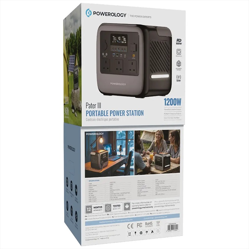 پاور استیشن Powerology Pater3 1200W جعبه